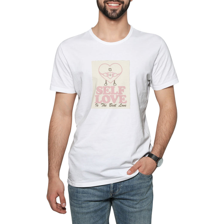 Self Love Is The Best Love" Retro Heart Graphic Tee